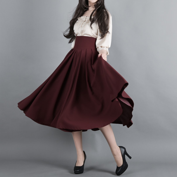 新色 ジゼル スカート ボルドー No S Project Blog